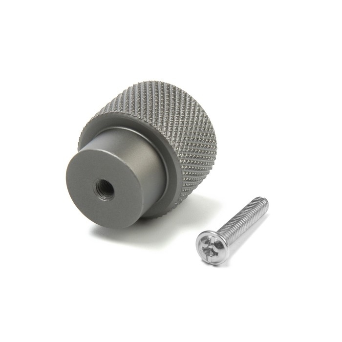 Ручка-кнопка CAPPIO, d=25 mm. цвет серый