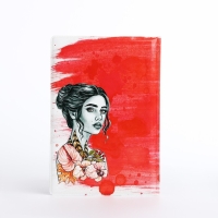 Обложка для паспорта, цвет розовый Обложка для паспорта, цвет розовый