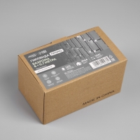 Гирлянда &laquo;Бахрома&raquo; 6 &times; 0.7 м, IP44, УМС, тёмная нить, 120 LED, свечение белое, 220 В