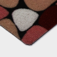 Коврик придверный влаговпитывающий Доляна, без окантовки, 37&times;58 см