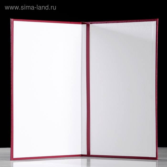 Папка адресная Папка адресная "Поздравляем" бумвинил, мягкая, бордовый, А4