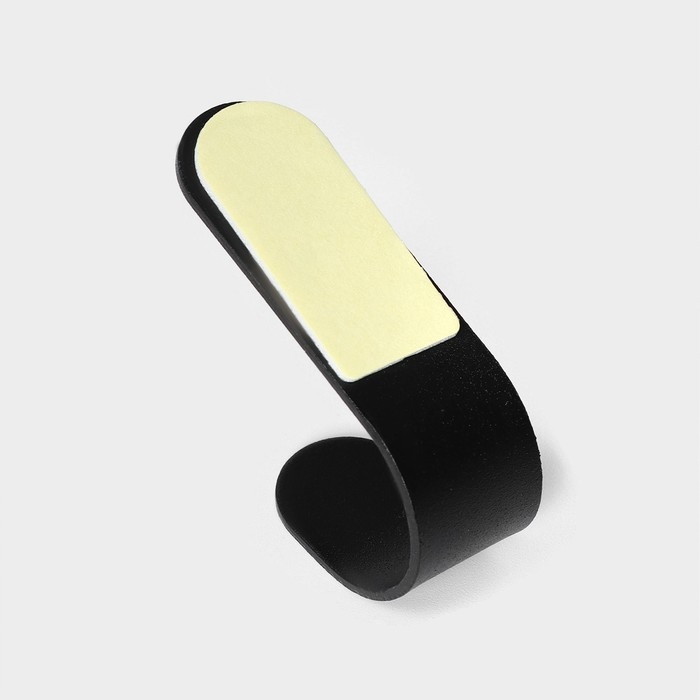 Крючки самоклеющиеся SAVANNA Black Loft, 4 шт, металл, 2,8&times;5,5&times;1,8 см, цвет чёрный