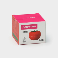 Таймер механический Доляна &laquo;Помидор&raquo;, 6,5&times;6,5 см