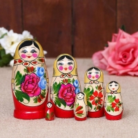 Матрёшка "Семёновская", 6 кукольная, высшая категория