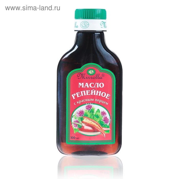 Репейное масло Mirrolla с красным перцем, 100 мл Репейное масло Mirrolla с красным перцем, 100 мл