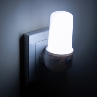 Ночник "Динка" LED 1Вт белый 4,5х6х9 см RISALUX Ночник "Динка" LED 1Вт белый 4,5х6х9 см RISALUX