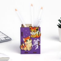 Органайзер для канцелярии &laquo;Милашки Чиби&raquo; 6.7 х 6.5 х 9.6 см