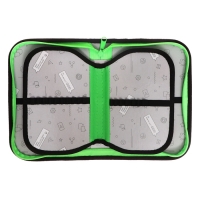 Пенал 3 секции, вкладка внутри, 140 х 210 х 40 мм, тканевый, Calligrata TOP Block "Монстрики" Пенал 3 секции, вкладка внутри, 140 х 210 х 40 мм, тканевый, Calligrata TOP Block "Монстрики"