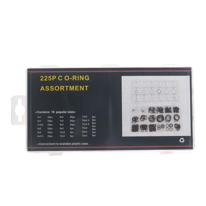 Набор резиновых прокладок, 18 размеров, 225 шт