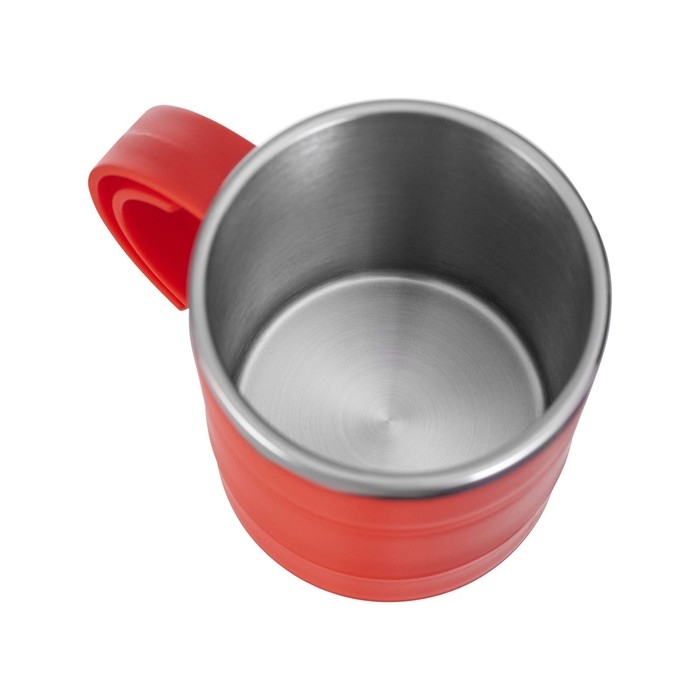 Термокружка &laquo;Мастер К&raquo;, 450 мл, с ручкой, сохраняет тепло 2 ч, 12.5&times;10.5 см, красная