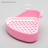 Туалет угловой для кроликов и хорьков, 18,5 х 18 см, микс цветов Туалет угловой для кроликов и хорьков, 18,5 х 18 см, микс цветов