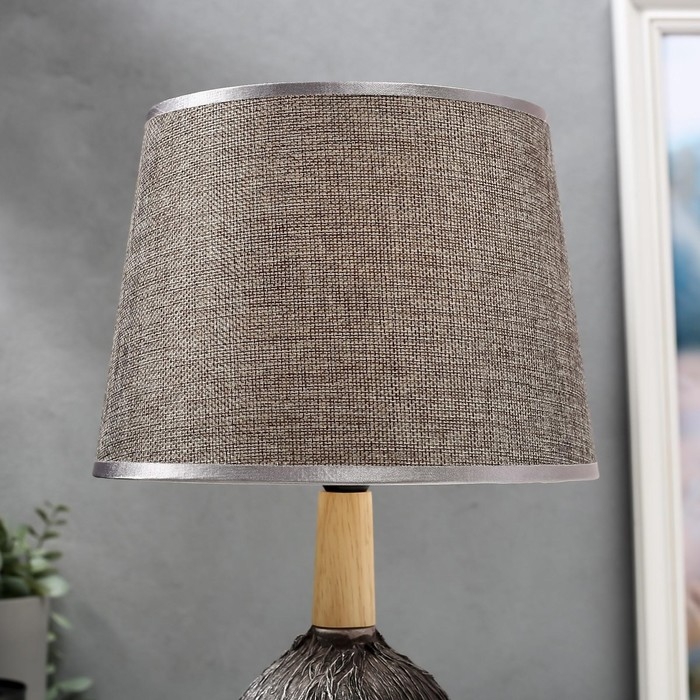 Лампа настольная 16388/1 E14 40Вт серебро 22х22х37 см RISALUX