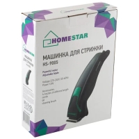 Машинка для стрижки Homestar HS-9005, 12 Вт, 3/6/9/12 мм, нерж. сталь, от сети, чёрная Машинка для стрижки Homestar HS-9005, 12 Вт, 3/6/9/12 мм, нерж. сталь, от сети, чёрная