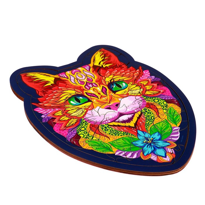 Пазл деревянный фигурный &laquo;Кот&raquo;, 79 элементов