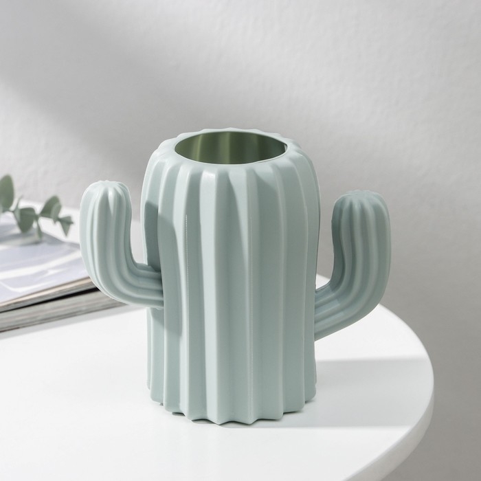 Ваза для цветов, 7,5&times;13&times;11,2 см, 350 мл, цвет МИКС