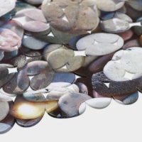 Решётка в раковину Доляна &laquo;Галька&raquo;, 25&times;28 см