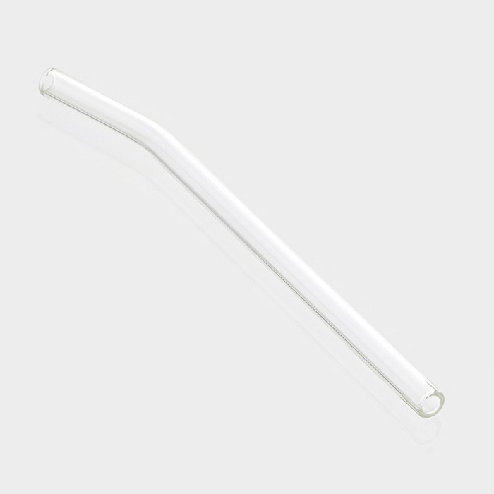 Стакан стеклянный с крышкой и трубочкой &laquo;Крона&raquo;, 400 мл