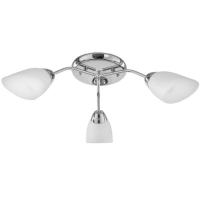 Люстра "Агнес" 3 лампы E27 15Вт хром 60х60х17см