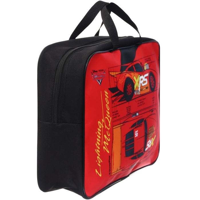 Папка с ручками текстильная А4, 350х270х100 мм, Тачки