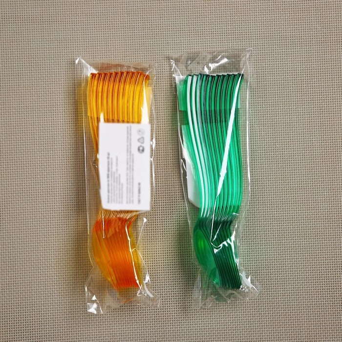 Набор пластиковых одноразовых ложек Мистерия, 18 см, цвет микс, 10 шт/уп Набор пластиковых одноразовых ложек Мистерия, 18 см, цвет микс, 10 шт/уп