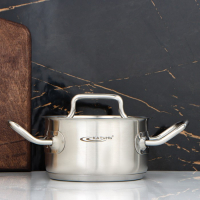 Кастрюля &laquo;Общепит&raquo;, 1 л, d=14 см, капсульное дно, индукция