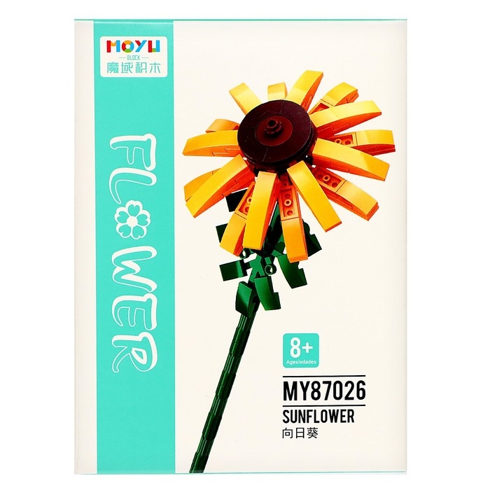 Конструктор Цветы &laquo;Подсолнух&raquo;, 101 деталь