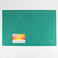 Мат для резки, двусторонний, 90 &times; 60 см, А1, цвет зелёный, AU-A1