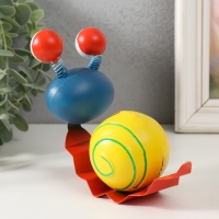 Сувенир металл "Улыбчивая улитка" МИКС 15х6,5х12 см