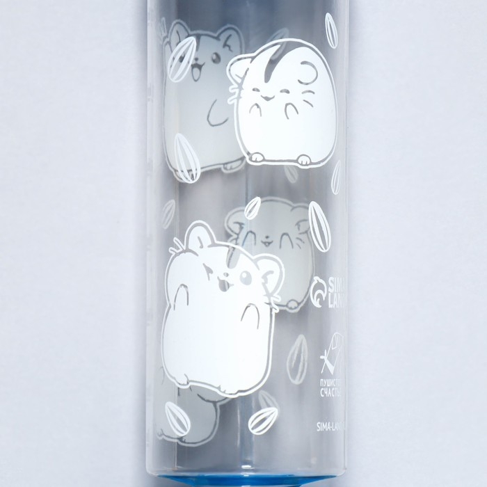 Поилка для грызунов &laquo;Хомячки&raquo; 125 мл, 12.5х4.5 см, микс цветов