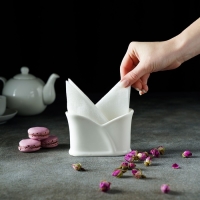 Салфетница фарфоровая Magistro &laquo;Бланш&raquo;, 11,5&times;5&times;8 см, цвет белый