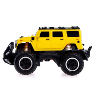 Джип радиоуправляемый &laquo;Хамер&raquo;, работает от батареек, цвет жёлтый