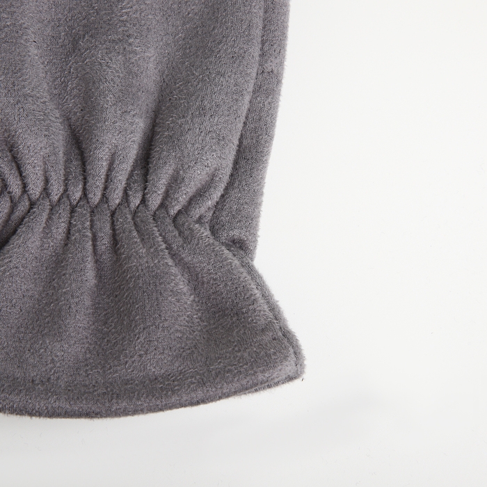 Перчатки женские, безразмерные, без утеплителя, цвет серый