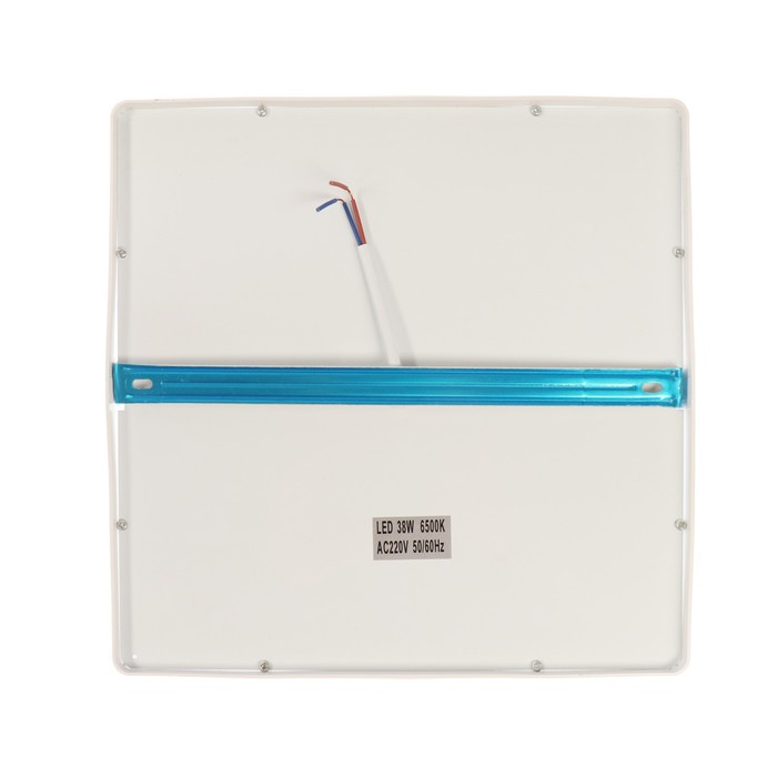 Накладной светодиодный светильник, 255х35 мм, 38 Вт, 3420 Лм, 6500 К, квад.