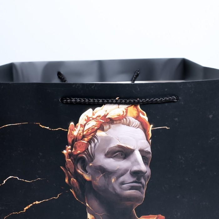 Пакет подарочный квадратный, упаковка, &laquo;Цезарь&raquo;, 30 х 30 х 30 см