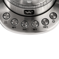 Чайник электрический Windigo LSK-1807, стекло, 1.7 л, 2200 Вт, регулировка t&deg;