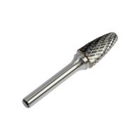 Борфреза ТУНДРА тип F параболическая, 12 x 20 мм, хвостовик 6 мм