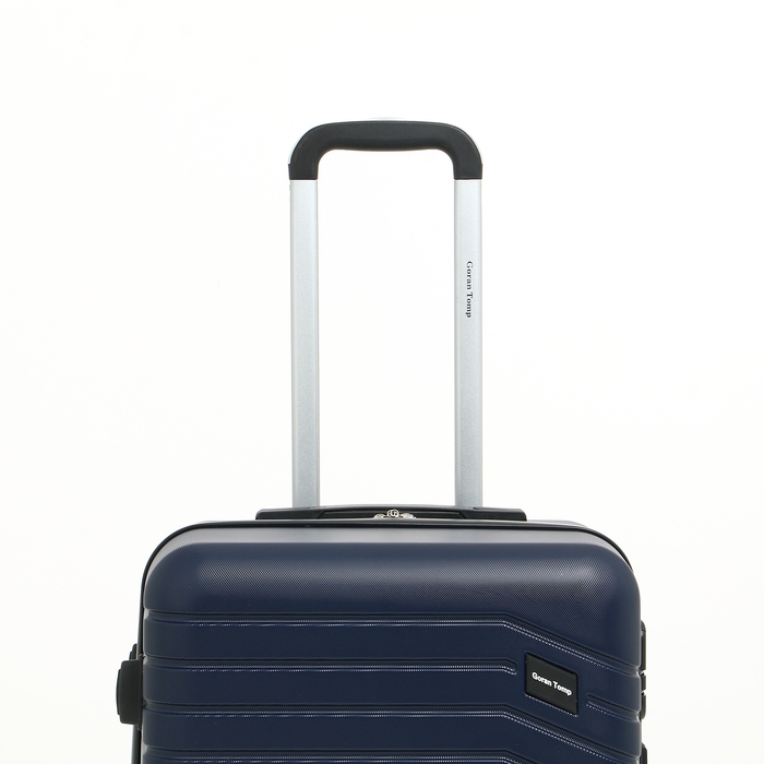 Чемодан средний 59 л (M) Goran Tomp, отдел на молнии, кодовый замок, 4 колеса, цвет синий Чемодан средний 59 л (M) Goran Tomp, отдел на молнии, кодовый замок, 4 колеса, цвет синий