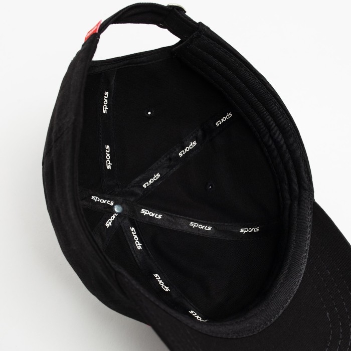 Бейсболка мужская MINAKU, цвет черный, размер 56-58 Бейсболка мужская MINAKU, цвет черный, размер 56-58