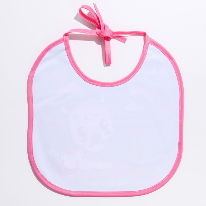 Нагрудник для кормления &laquo;ТРЕНД. Лапочки&raquo; непромокаемый на завязках, МИКС