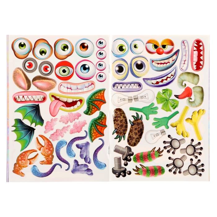Книжка с наклейками. Создай своего монстрика. Капкан Кракан Книжка с наклейками. Создай своего монстрика. Капкан Кракан