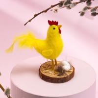 Пасхальный декор «Петушок и гнездо» 5,5 × 5,5 × 12 см Пасхальный декор «Петушок и гнездо» 5,5 × 5,5 × 12 см