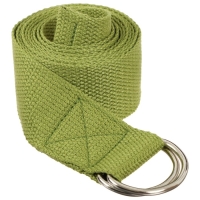 Ремень для йоги Sangh, 180&times;4 см, цвет зелёный