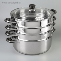 Мантоварка &laquo;Алтын&raquo;, 7 л, d=30 см, 3 секции, капсульное дно, индукция