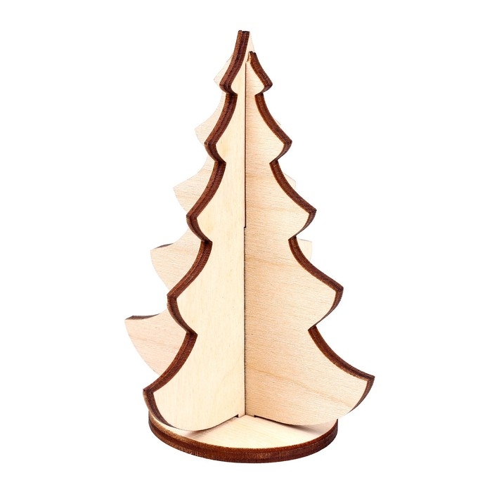 Модель из дерева &laquo;Ёлка сборная №3&raquo;