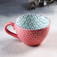 Кружка керамическая &laquo;Винтаж&raquo;, 290 мл, цвет розовый