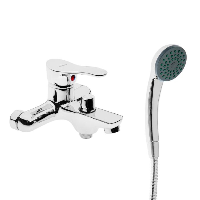 Cмеситель для ванны Accoona A6061, однорычажный, силумин, хром Cмеситель для ванны Accoona A6061, однорычажный, силумин, хром