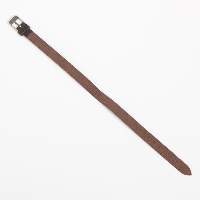 Ремешок для часов, женский, 10 мм, натуральная кожа, коричневый Ремешок для часов, женский, 10 мм, натуральная кожа, коричневый