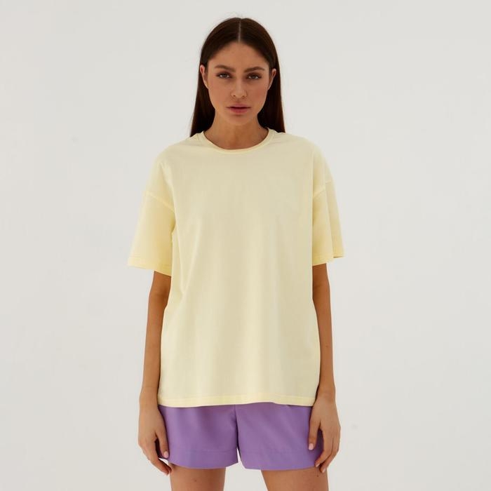 Футболка женская MIST basic, S-M, жёлтый Футболка женская MIST basic, S-M, жёлтый