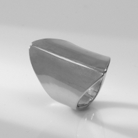 Кольцо металл &laquo;Тренд&raquo; лепестки крупные, цвет серебро, размер 18