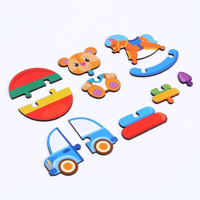 Головоломка пазл из крупных деталей &laquo;Игрушки&raquo;